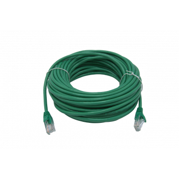 Groene Zybrnet 500 Cat.6 U/UTP LSZH patchkabel van 20m