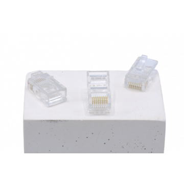 RJ45 Cat5E Plug Voor Soepele Ronde UTP Kabels