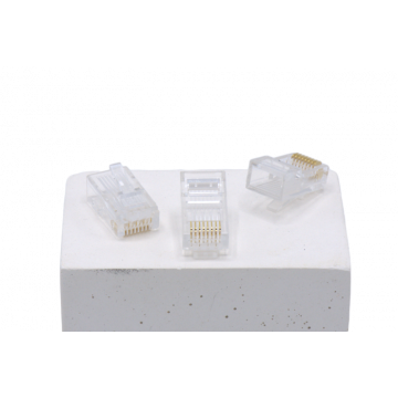 RJ45 Cat5E UTP Plug Voor Soepele Ronde Kabels