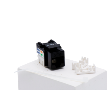 Keystone Jack Cat5e UTP Zwart – Modulair & Professioneel