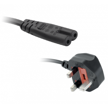 Grayle Powrcord Stroomkabel UK C7 Black 1.8M Fuse:5A