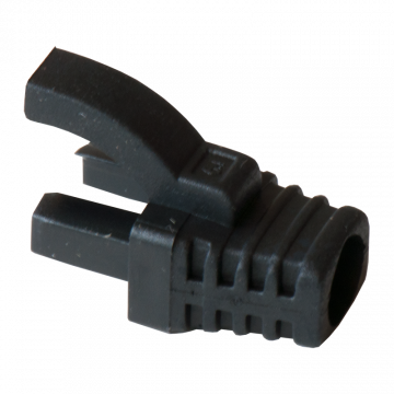 Zwarte tule rj45 cat 6 voor modulaire netwerkkabels