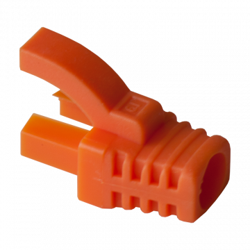 Oranje tule rj45 cat 6 voor modulaire utp-verbindingen