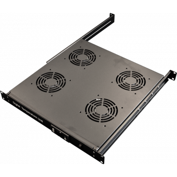Prestaq 19" Rackunit 1HE &ndash; Temperatuurcontroller met 4 Fans