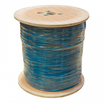 Zybrnet Cat.6A F/UTP Installatiekabel &ndash; 500m LSZH Blauw AWG23