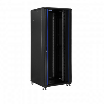 42U Patchkast B600 D800 Glazen Deur | Prestaq