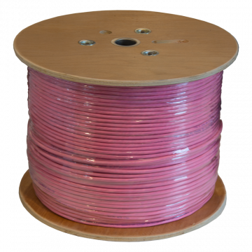 Zybrnet 500 Meter Cat 6 U/UTP Patchkabel PVC - Roze