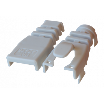 Cat 6 FTP tule grijs – extra EMI-bescherming & grip