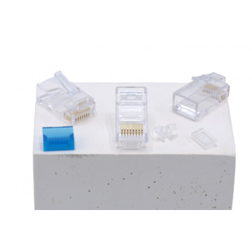 Zybrnet UTP RJ45 Connector Cat 6 – Soepele Kabel