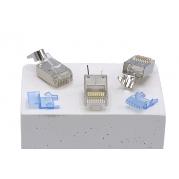 Zybrnet Doorsteek Connector RJ45 Cat 6 Afscherming Soepele Kern