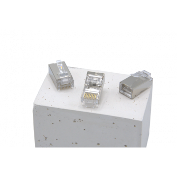 Afgeschermde Doorsteek Cat6 Connector Voor Massieve Kabels