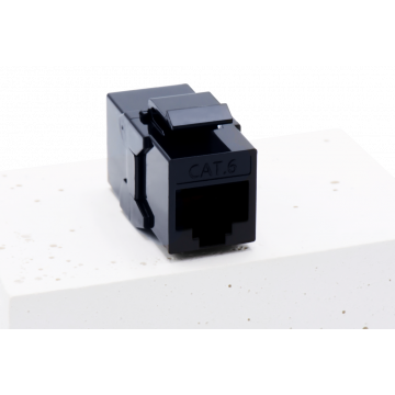 Cat6 Keystone Coupler – 1:1 RJ45 Female/Female