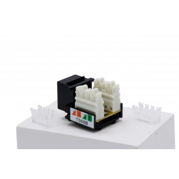 Cat6 UTP Keystone Jack – Punch Down voor Modulair Netwerk