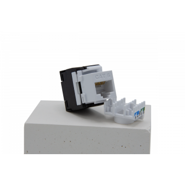 Cat6 Keystone Jack Toolless | Voor Patchpanelen & Wandmontage