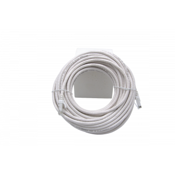 Witte Zybrnet 500 Cat.6 U/UTP LSZH patchkabel van 20m