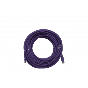 Paarse Zybrnet 500 Cat.6 U/UTP LSZH patchkabel van 20m