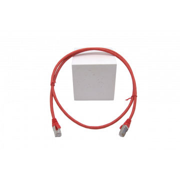 Patch kabel Cat.6 Shielded S/FTP 4P AWG26  PVC  rood 3 meter
