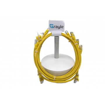 Patch kabel Cat.6 Shielded S/FTP 4P AWG26  PVC  geel 10 meter