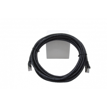 Patch kabel Cat.6 Shielded S/FTP 4P AWG26  PVC  zwart 10 meter