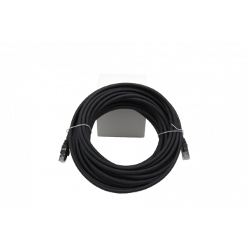 Patch kabel Cat.6 Shielded S/FTP 4P AWG26  PVC  zwart 30 meter