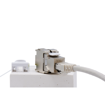 Toolless FTP Shielded Keystone Jack Cat6A/7A | Grayle