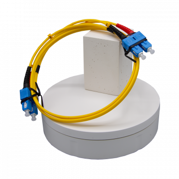 3m Zybrspeed Duplex OS2 fiber optic patchcable with SC - SC connectors