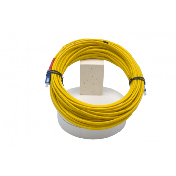 40m Zybrspeed Duplex OS2 fiber optic patchcable with SC - SC connectors