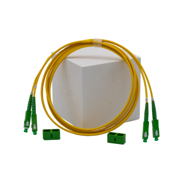 10m Zybrspeed Duplex OS2 fiber optic patchcable with SC - SC connectors