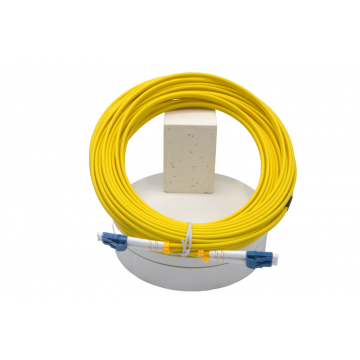 30m Zybrspeed Duplex OS2 fiber optic patchcable with LC - LC connectors