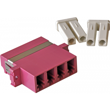 LC adapter Quad MM OM4 Violet