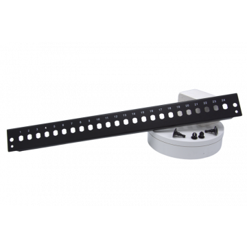 Zybrspeed ST Frontpaneel Leeg – 1HE 24-poorts Glasvezel