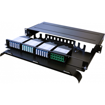 Zybrspeed MPO MTP Patchpaneel 1HE – 19" Glasvezelbox