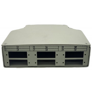 DIN Rail LC Splice Box – Glasvezelhouder 6Q Leeg