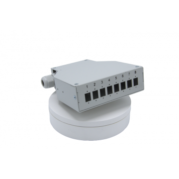 DIN Rail Splice Box LC8D – Lege Glasvezelbehuizing