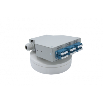 DIN Rail LC Splice Box – 24 Vezels, Gevuld & Robuust